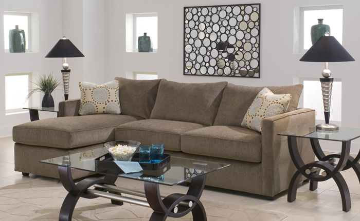 Astoria Chaise Sectional Sleeper Guest Room