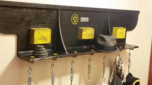 Foundry Pattern Hat Rack