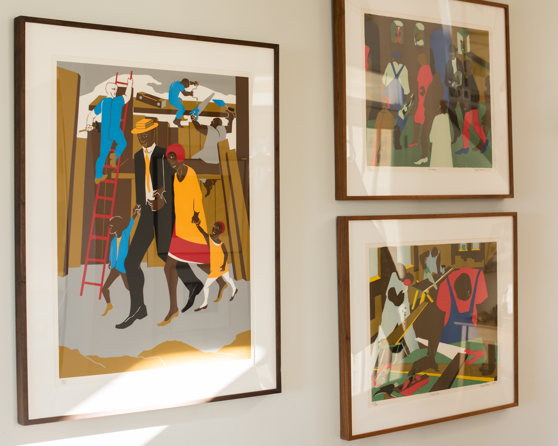 Sleepers In Seattle Jacob Lawrence Lithos The Sofa Bed Blog by