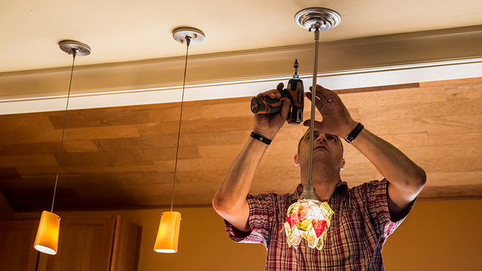 Installing Glass Light Fixtures